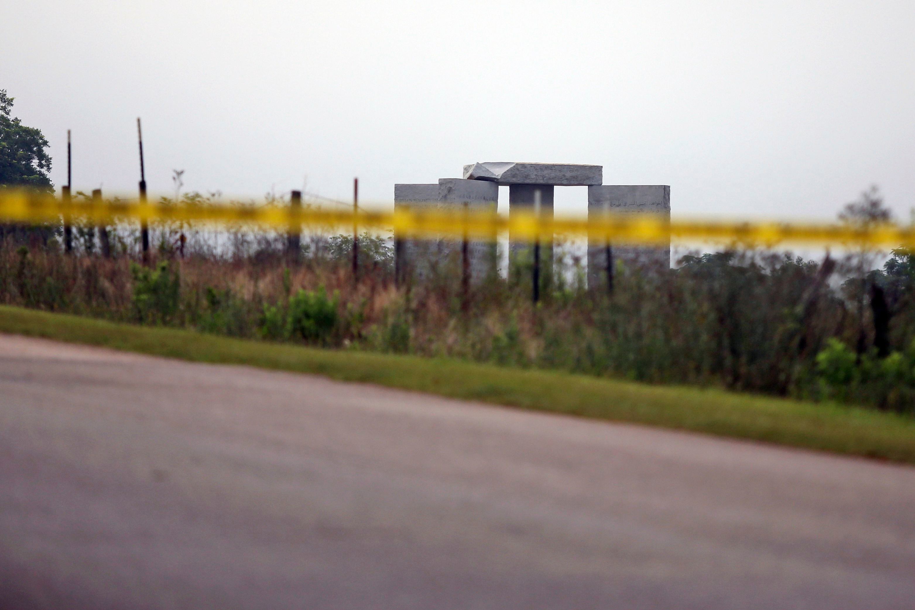 Explosion rocks Georgia Guidestones, dubbed 'America's Stonehenge