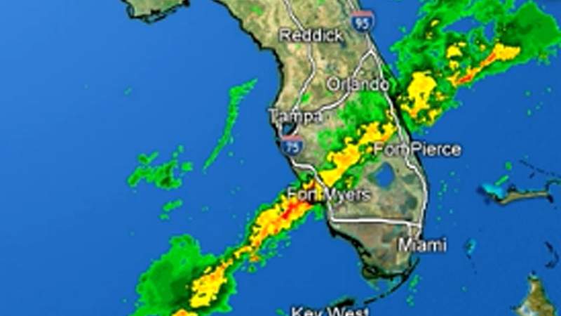 Storms move through Central Florida