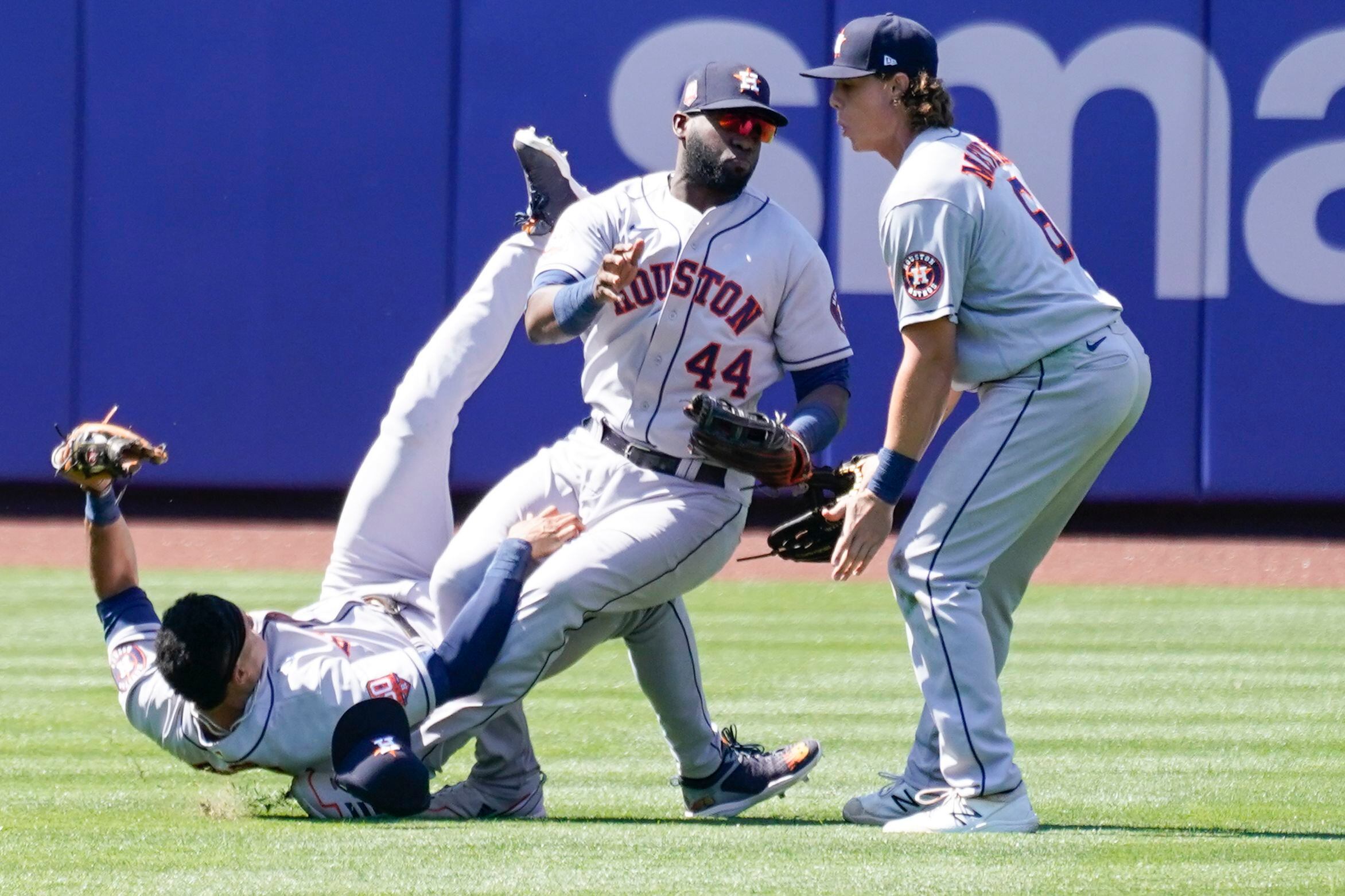 Houston Astros' Jake Meyers has yet to play defense in extended