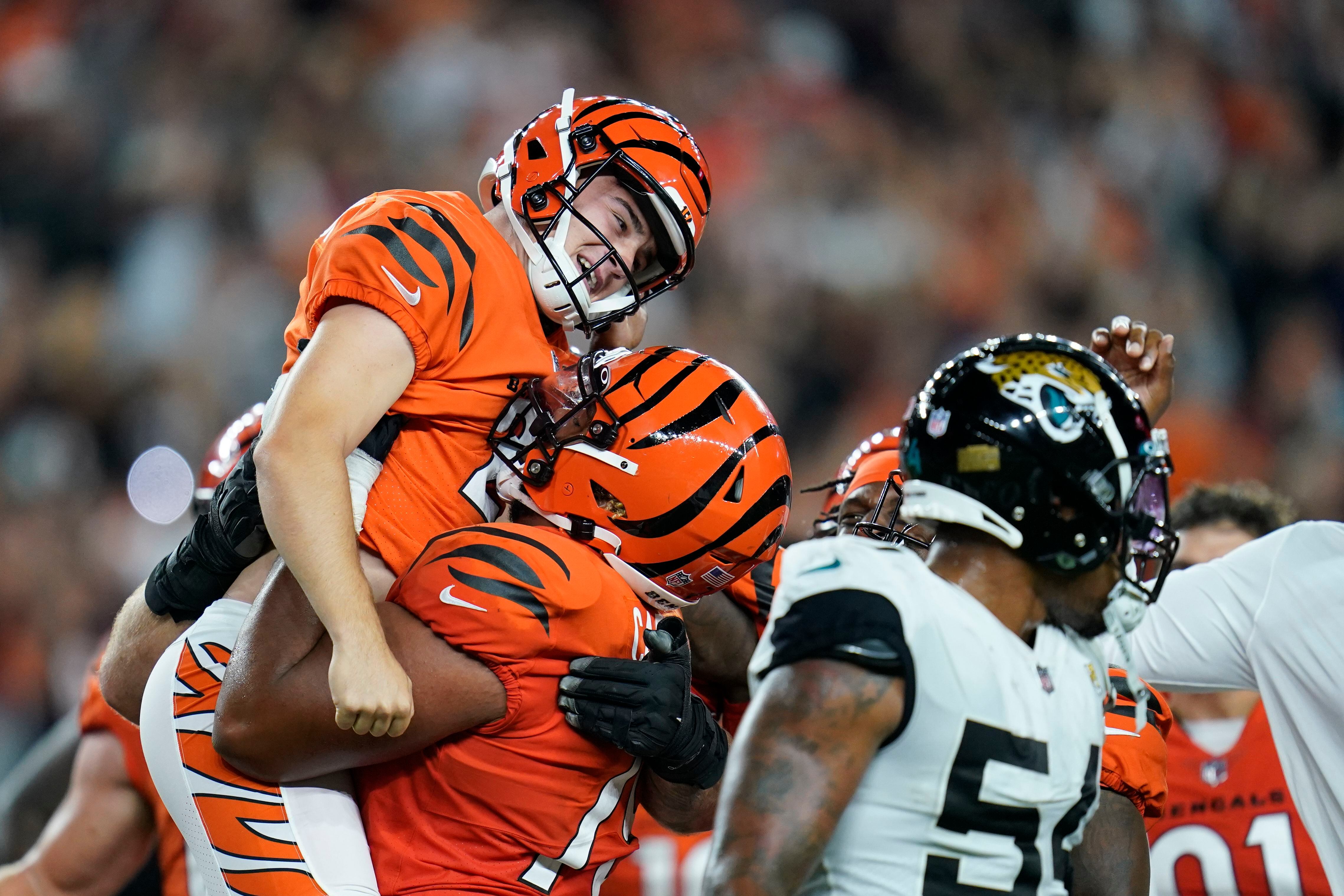 Burrow: Bengals kicker Evan McPherson called game-winning field goal on  sideline