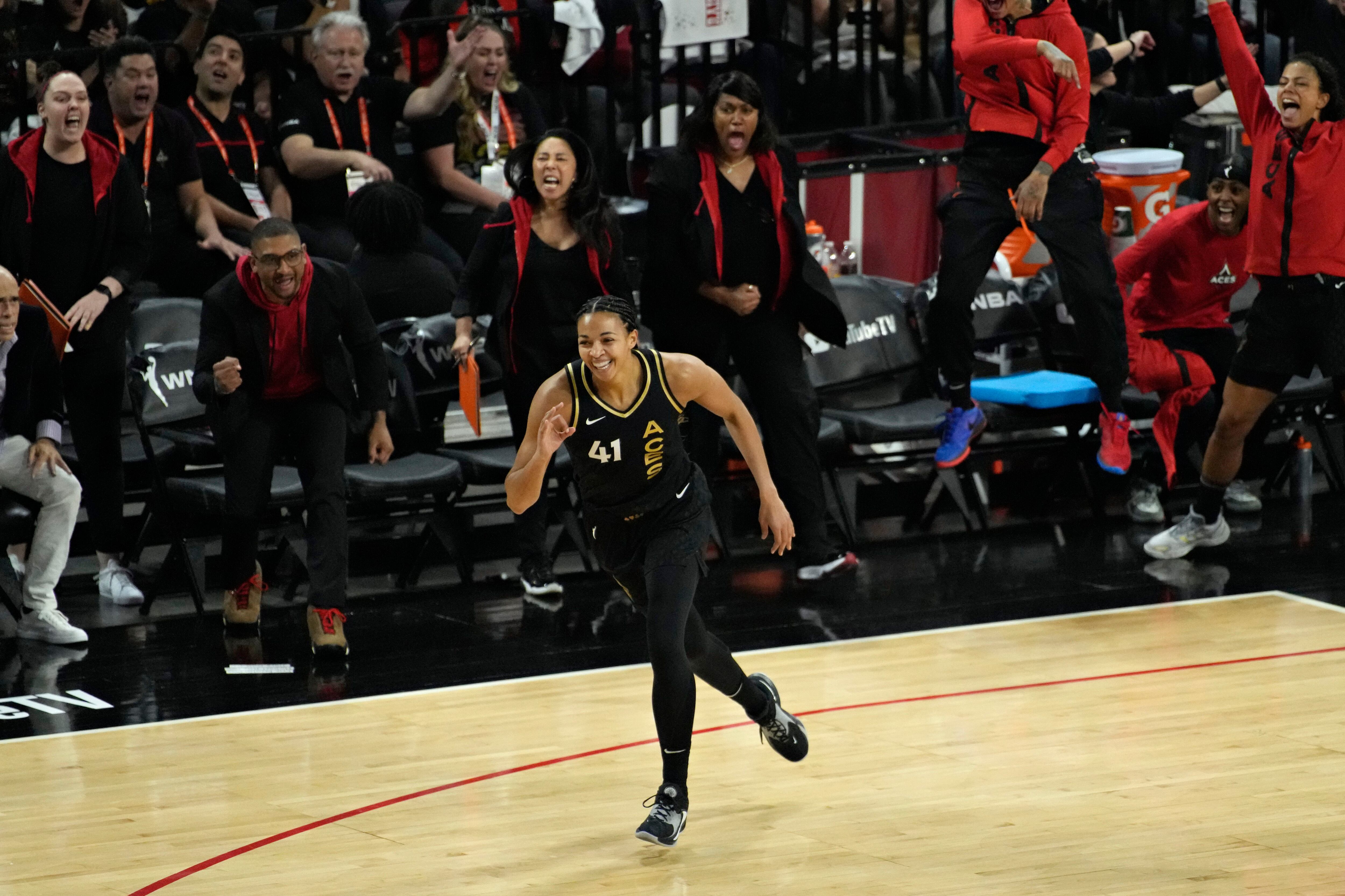 Aces rout Liberty 104-76, take 2-0 series lead in WNBA Finals