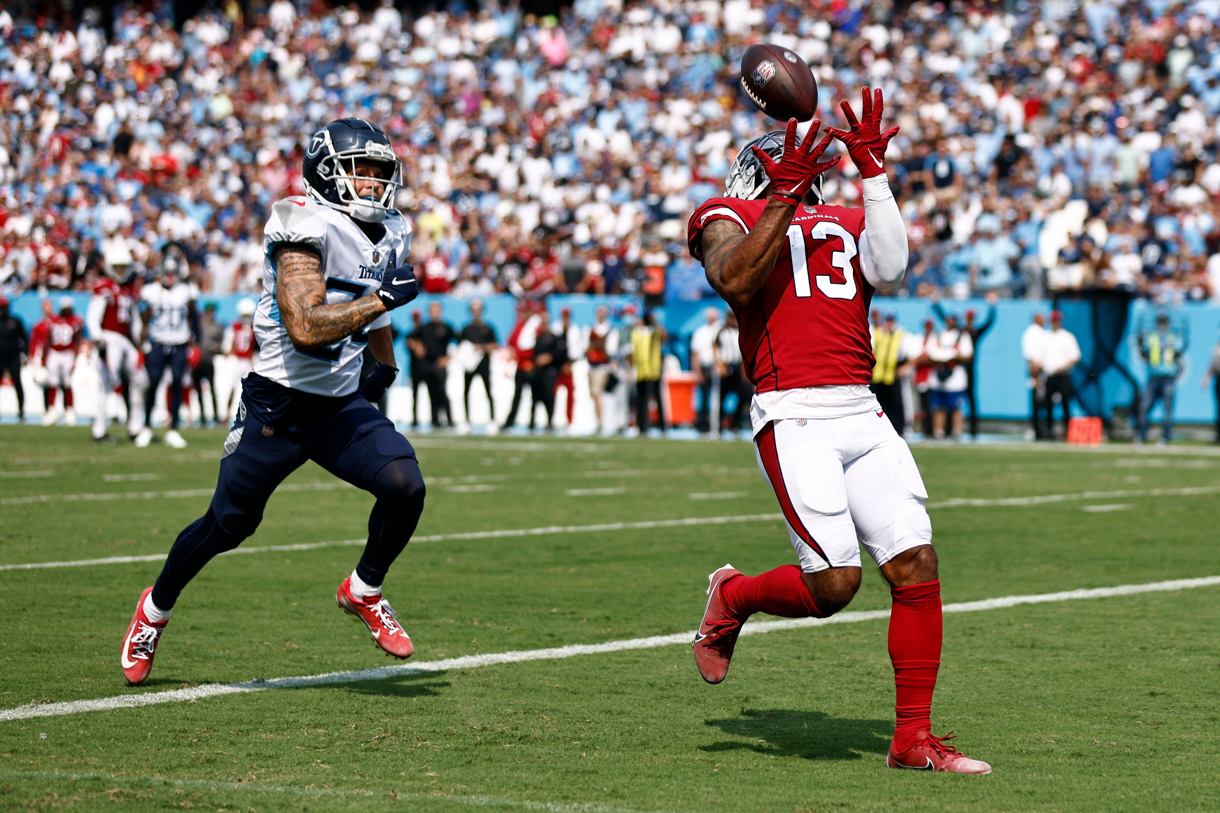 Murray gets 5 TDs, Jones 5 sacks as Cards rout Titans 38-13 - The San Diego  Union-Tribune