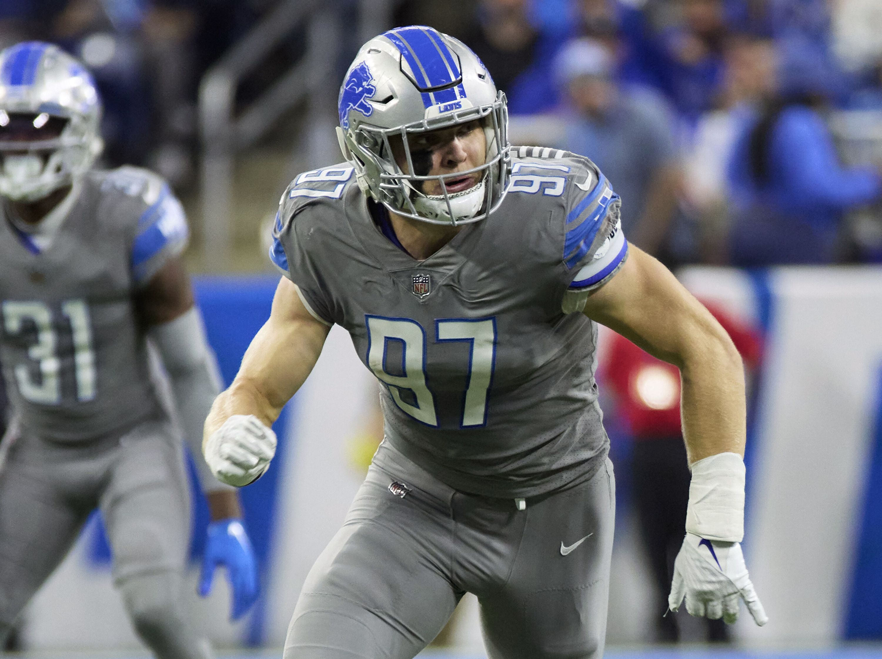 Dan Campbell explains why Lions DE Romeo Okwara didn't play vs Jaguars