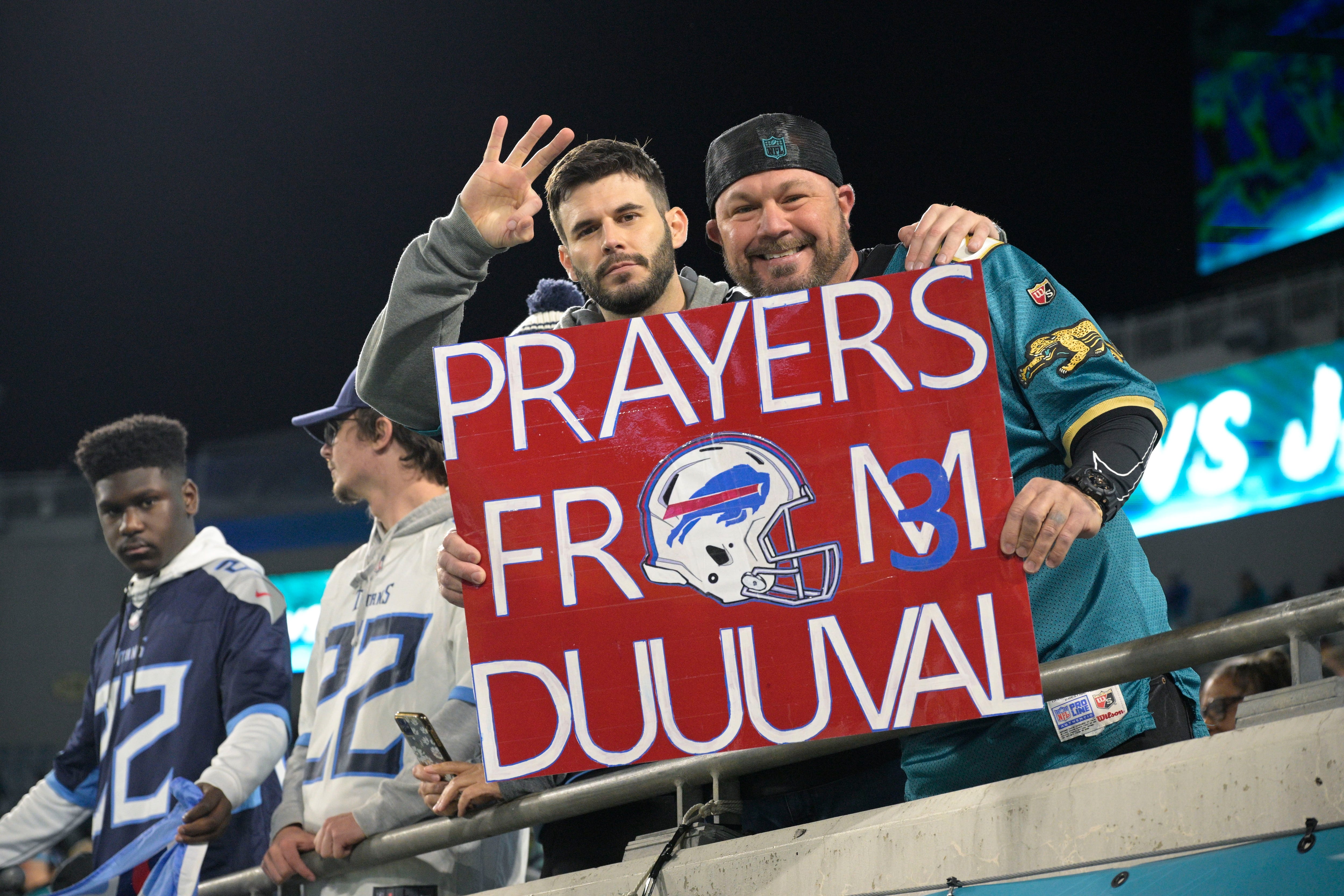 NFL pays tribute to Damar Hamlin as Jacksonville Jaguars clinch